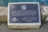 Plaque to those New Zealand troops who fought in the Boer War.