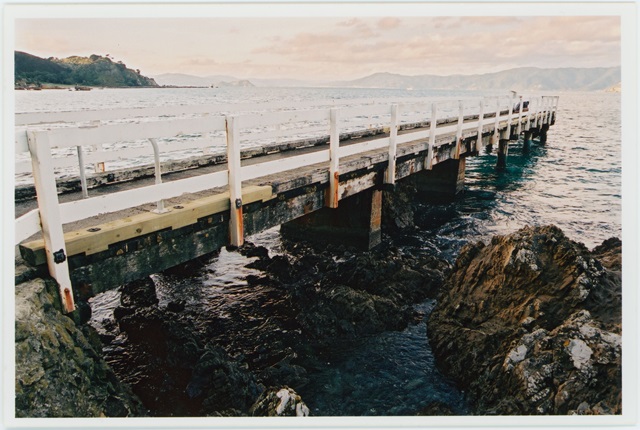 Karaka Bay Jetty 2001 photo credit Mark Coote