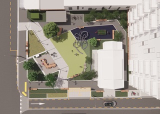 Artistic impression of Frederick Street Park.