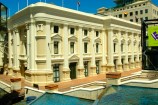 View of Wellington Town Hall from Civic Square.