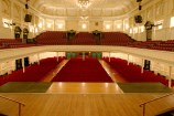 Wellington Town Hall auditorium from the stage.