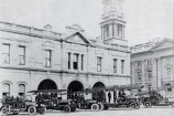 The old fire station opposite the Town Hall in 1924.