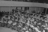 Wool sales at the Town Hall in 1957.